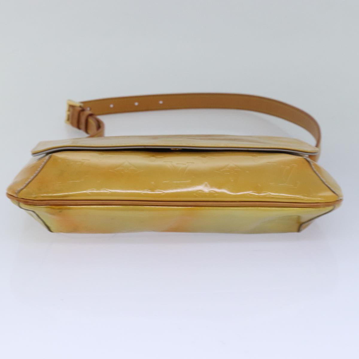 LOUIS VUITTON Monogram Vernis Thompson Street Bag Gris M91008 LV Auth th5083