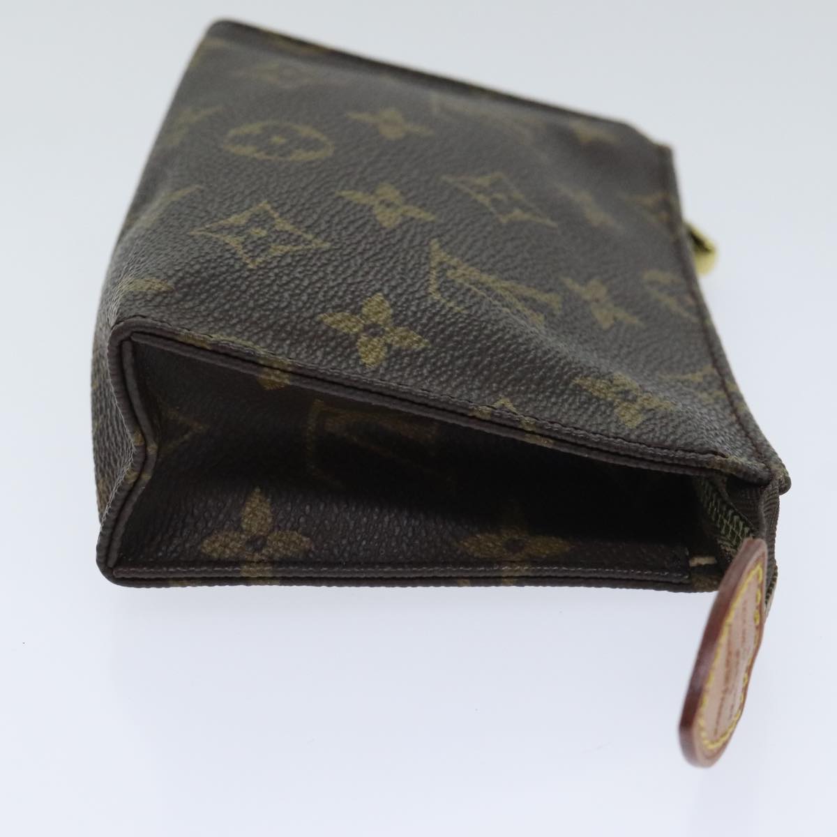 LOUIS VUITTON Monogram Poche Toilette 15 Pouch M47546 LV Auth th5308