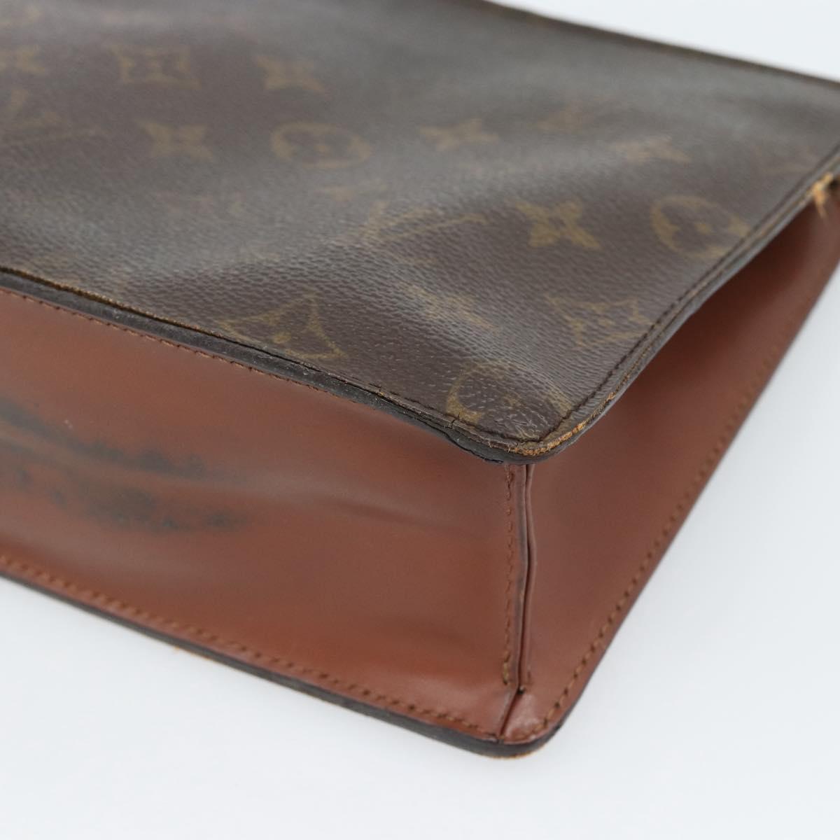 LOUIS VUITTON Monogram Pochette Homme Clutch Bag M51795 LV Auth th5451