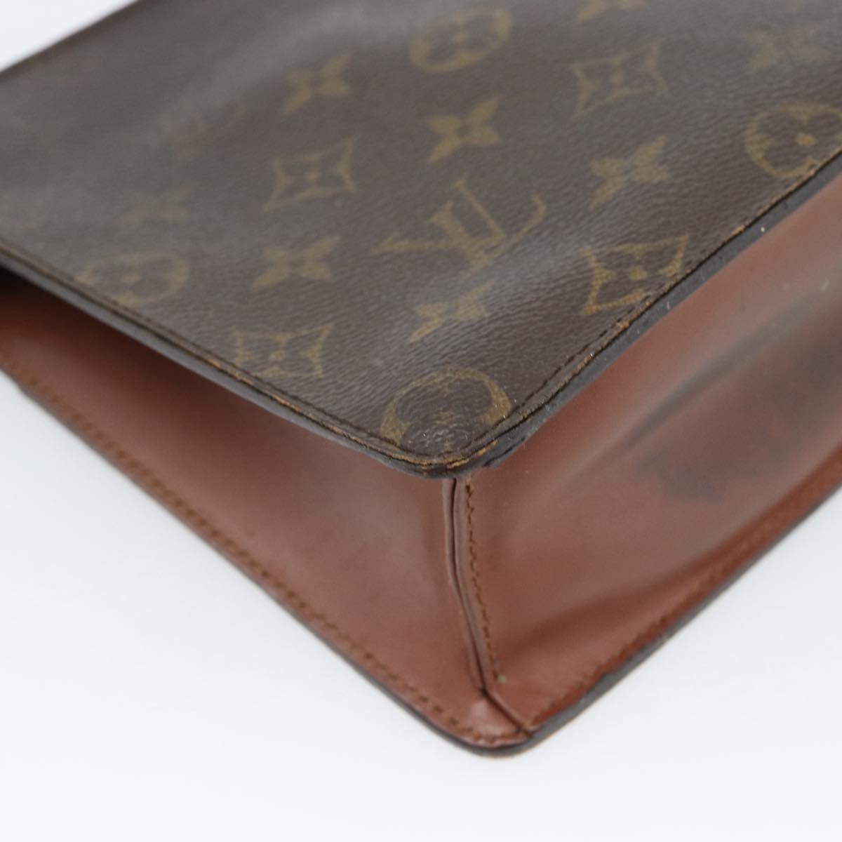 LOUIS VUITTON Monogram Pochette Homme Clutch Bag M51795 LV Auth th5451