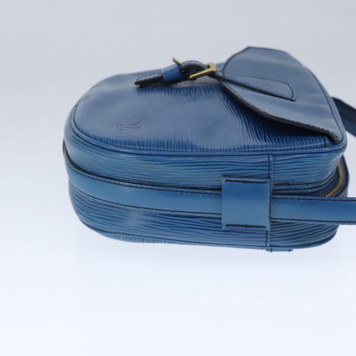 LOUIS VUITTON Epi June Feuille Shoulder Bag Blue M52155 LV Auth th5470
