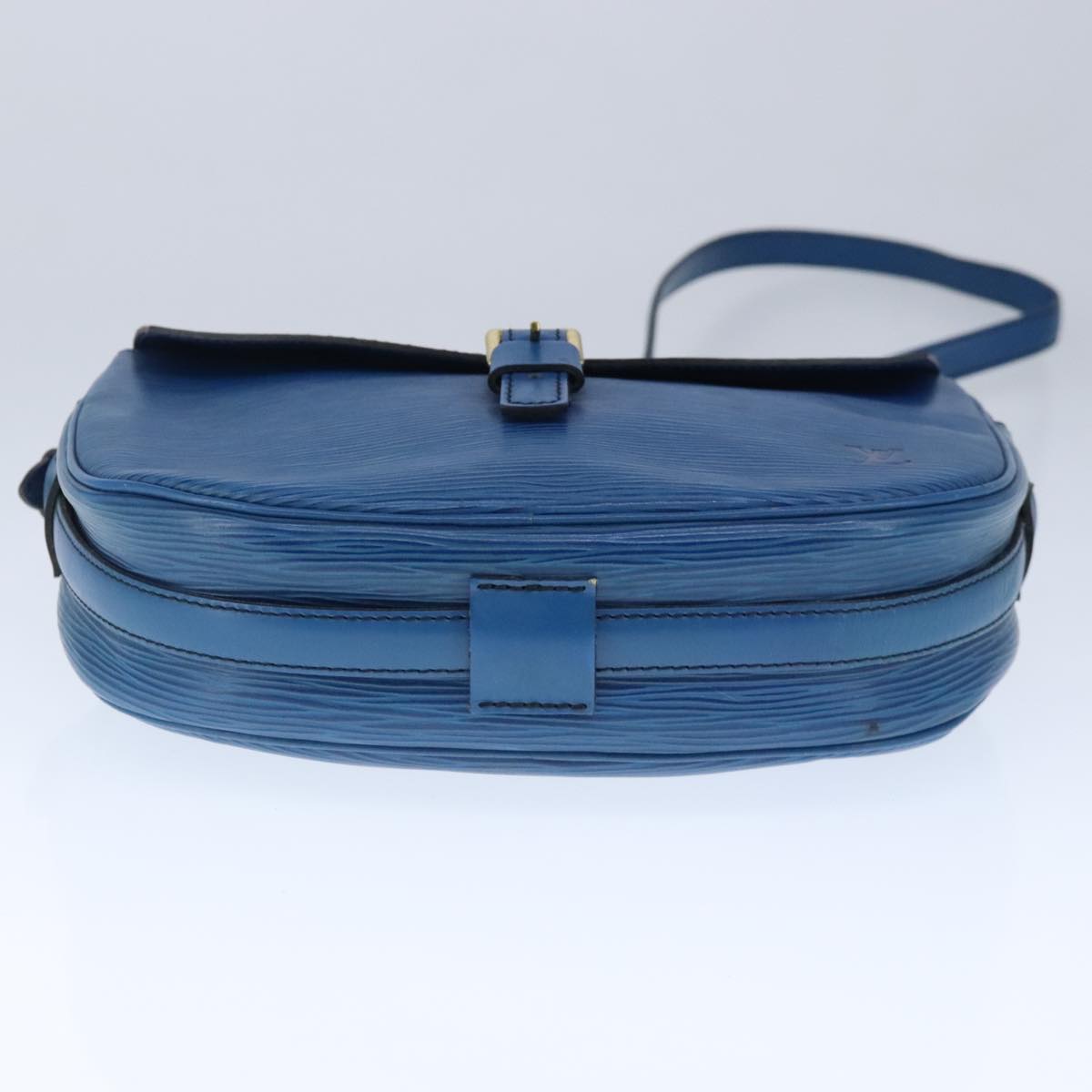LOUIS VUITTON Epi June Feuille Shoulder Bag Blue M52155 LV Auth th5470