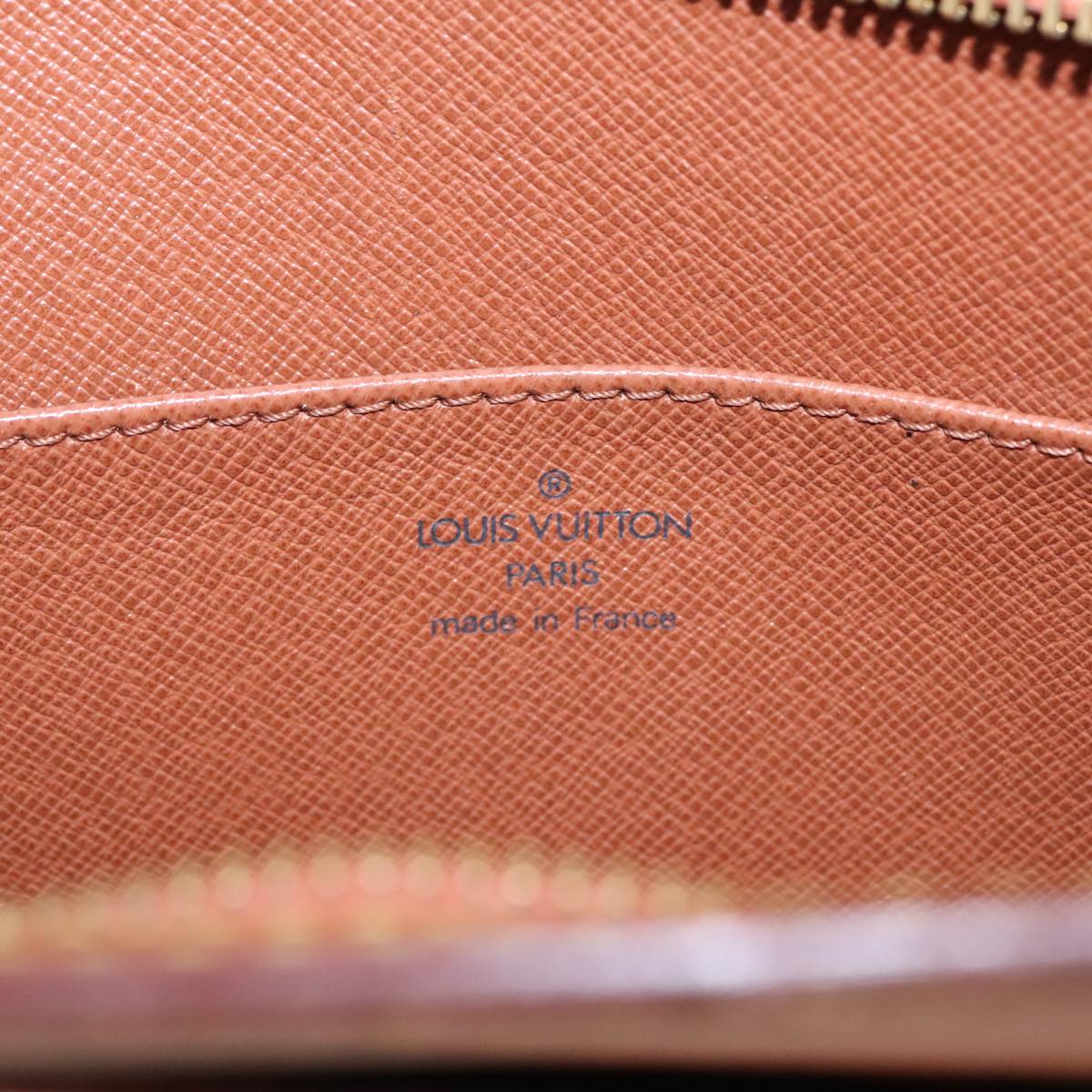 LOUIS VUITTON Epi Pochette Homme Bag Brown Zipangu Gold M52528 LV Auth th5481
