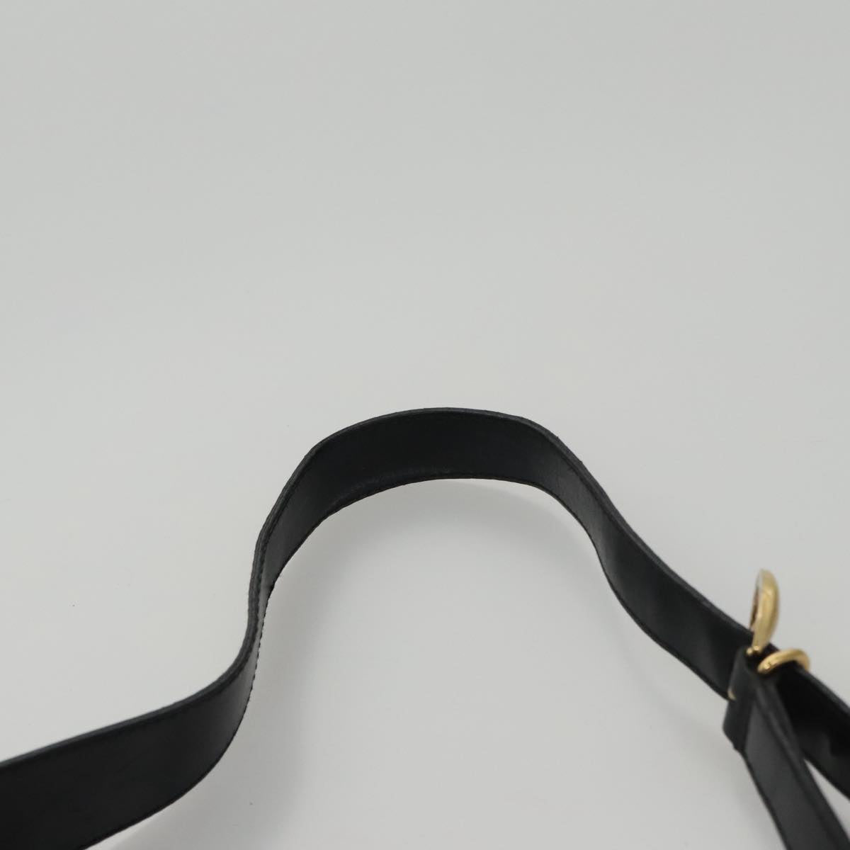 GUCCI Bamboo Body Bag Patent leather Black Gold 003 3444 0127 Auth th5494