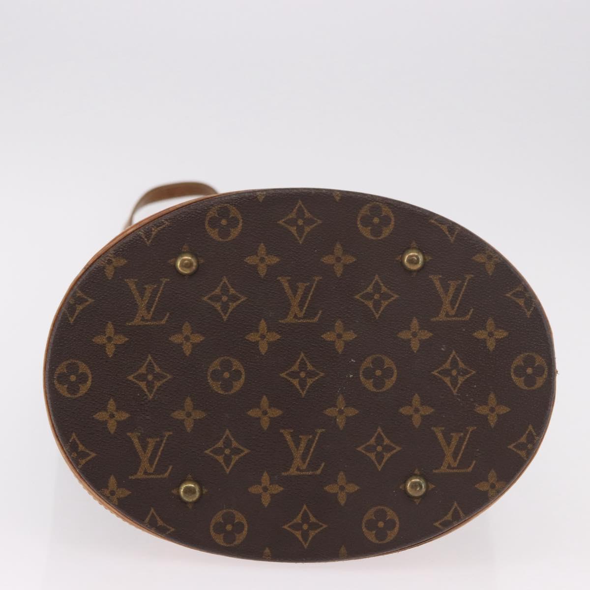 LOUIS VUITTON Monogram Bucket GM Shoulder Bag M42236 LV Auth th5501