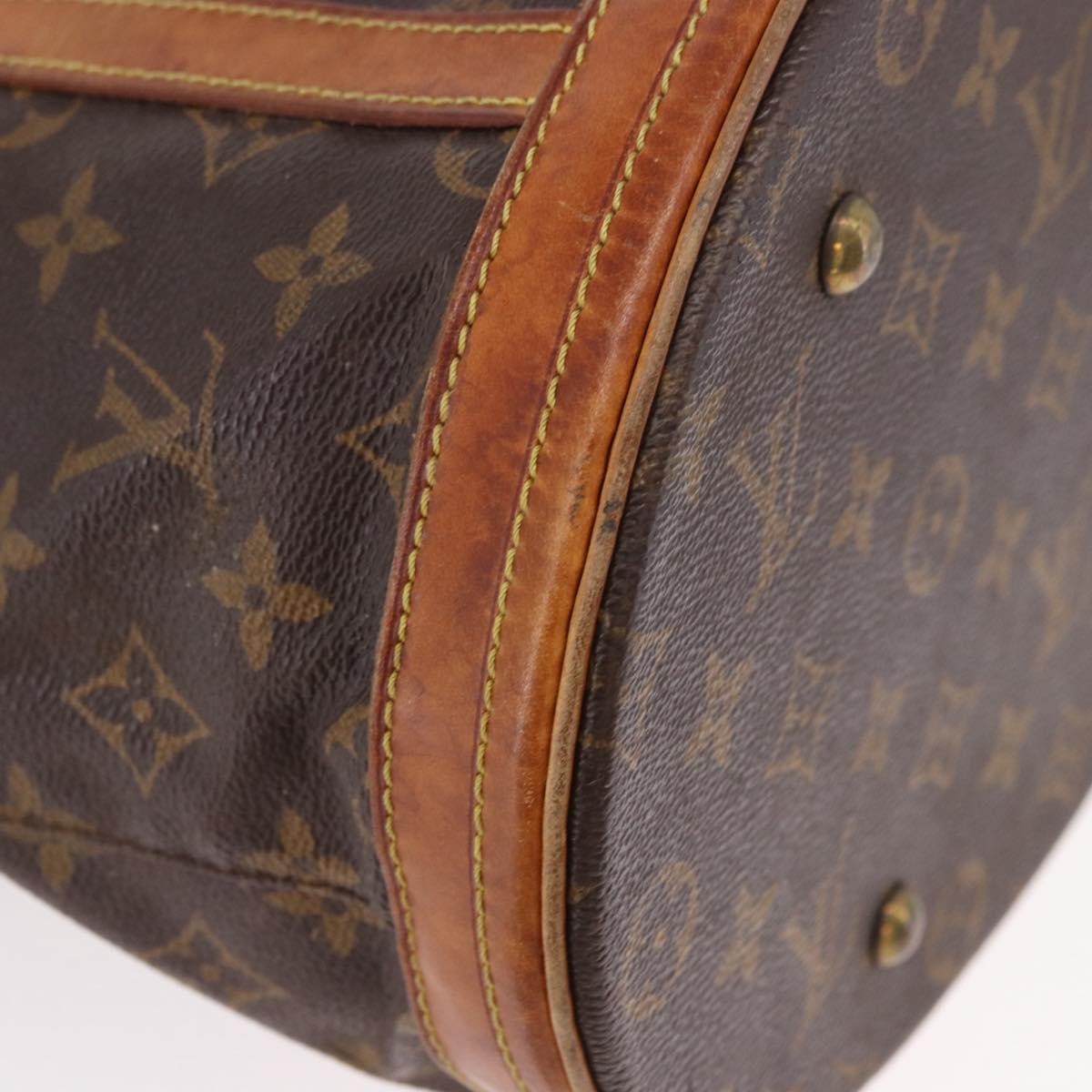 LOUIS VUITTON Monogram Bucket GM Shoulder Bag M42236 LV Auth th5501