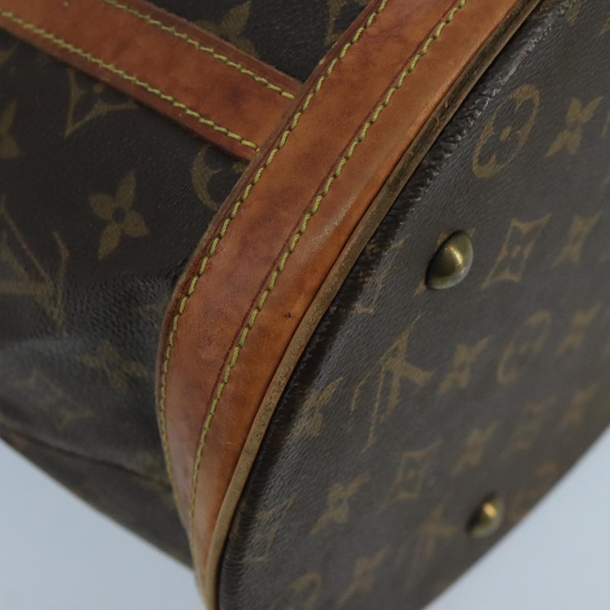LOUIS VUITTON Monogram Bucket GM Shoulder Bag M42236 LV Auth th5501