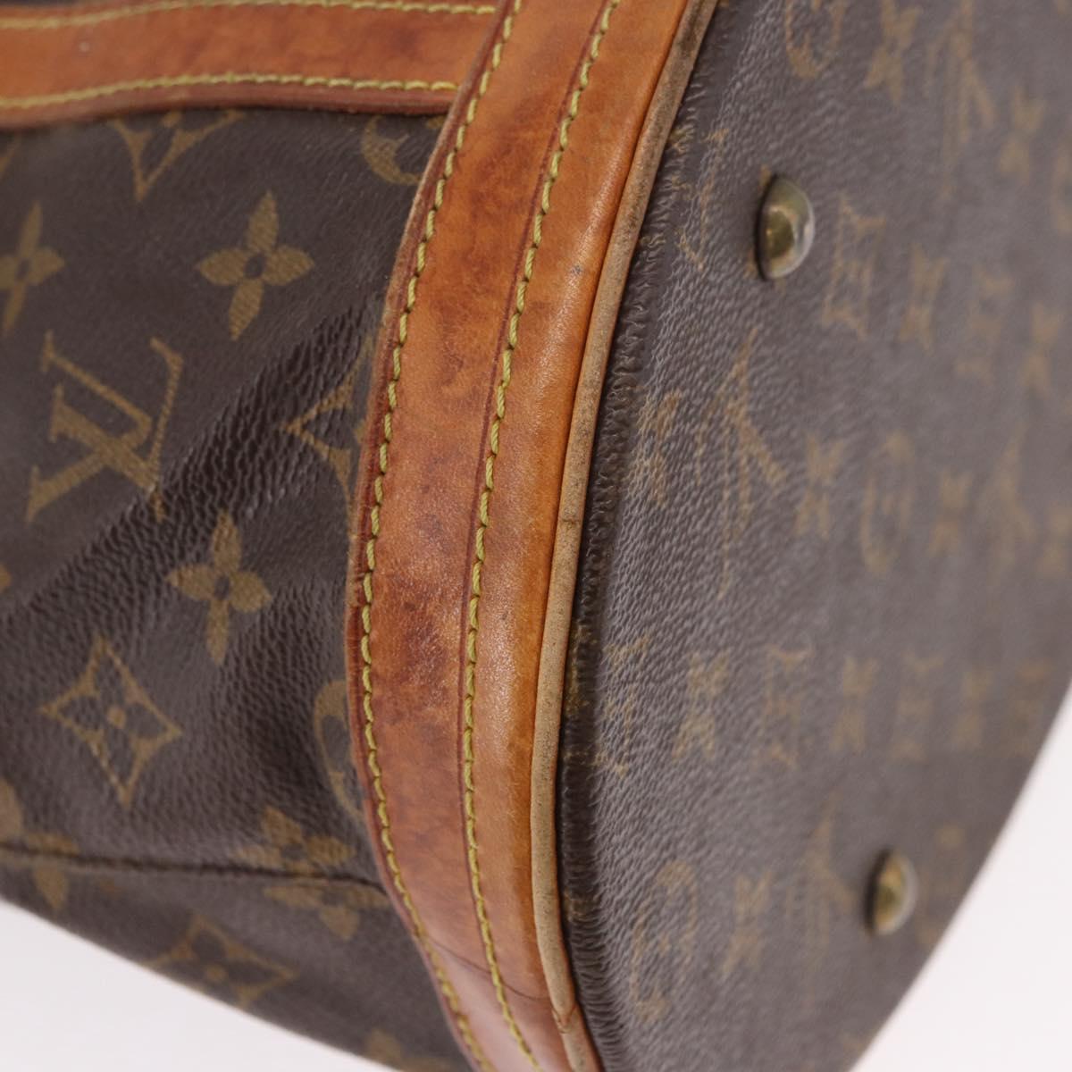 LOUIS VUITTON Monogram Bucket GM Shoulder Bag M42236 LV Auth th5501