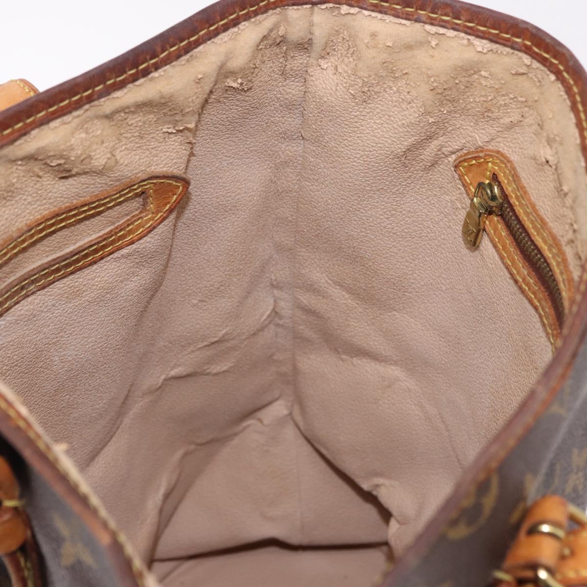 LOUIS VUITTON Monogram Bucket GM Shoulder Bag M42236 LV Auth th5501