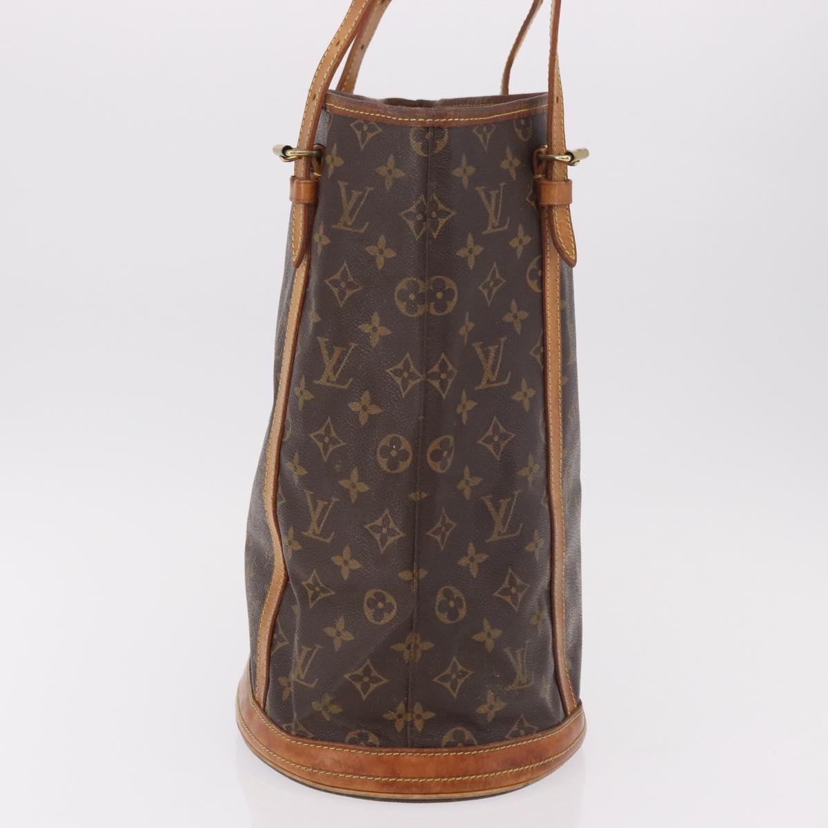 LOUIS VUITTON Monogram Bucket GM Shoulder Bag M42236 LV Auth th5501