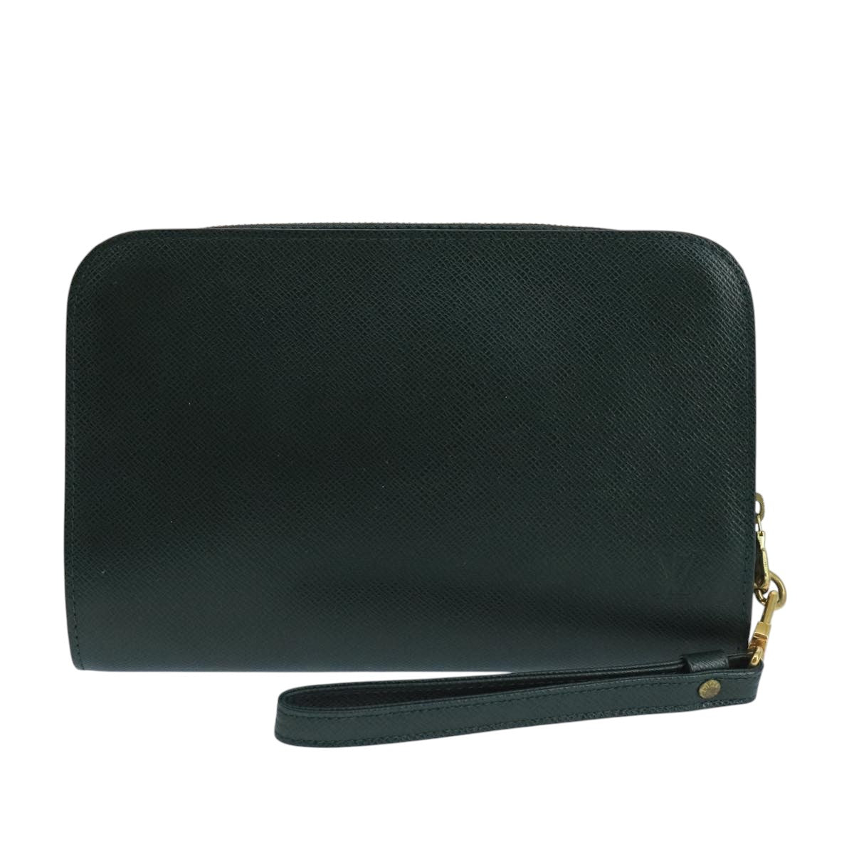LOUIS VUITTON Taiga Baikal Clutch Bag Epicea M30184 LV Auth th5531