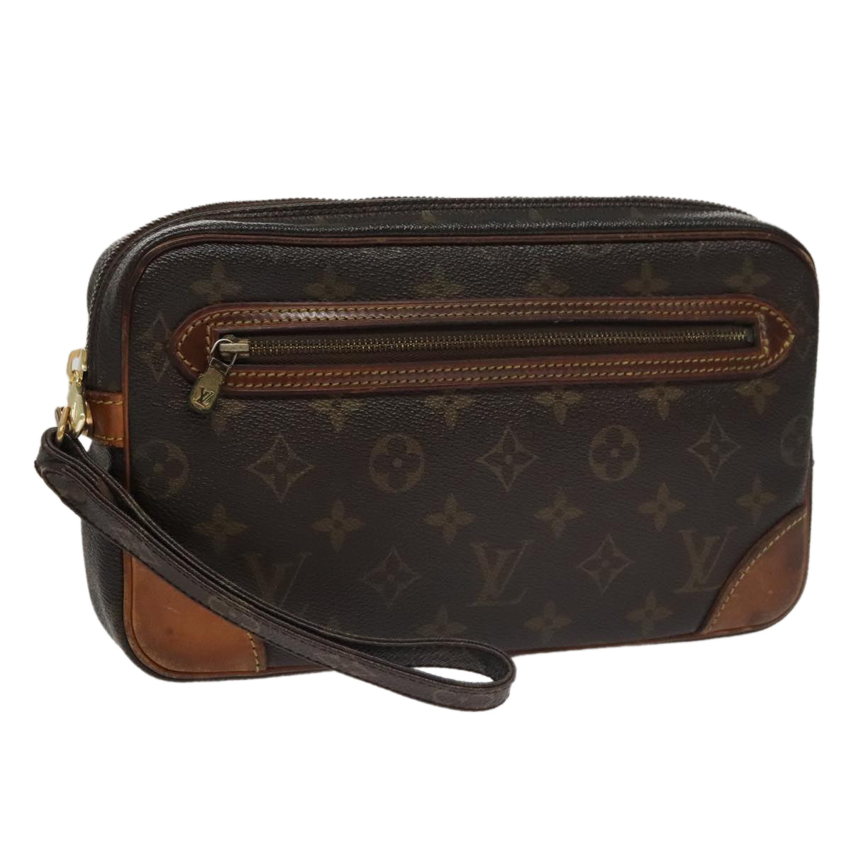 LOUIS VUITTON Monogram Marly Dragonne GM Clutch Bag M51825 LV Auth th5558