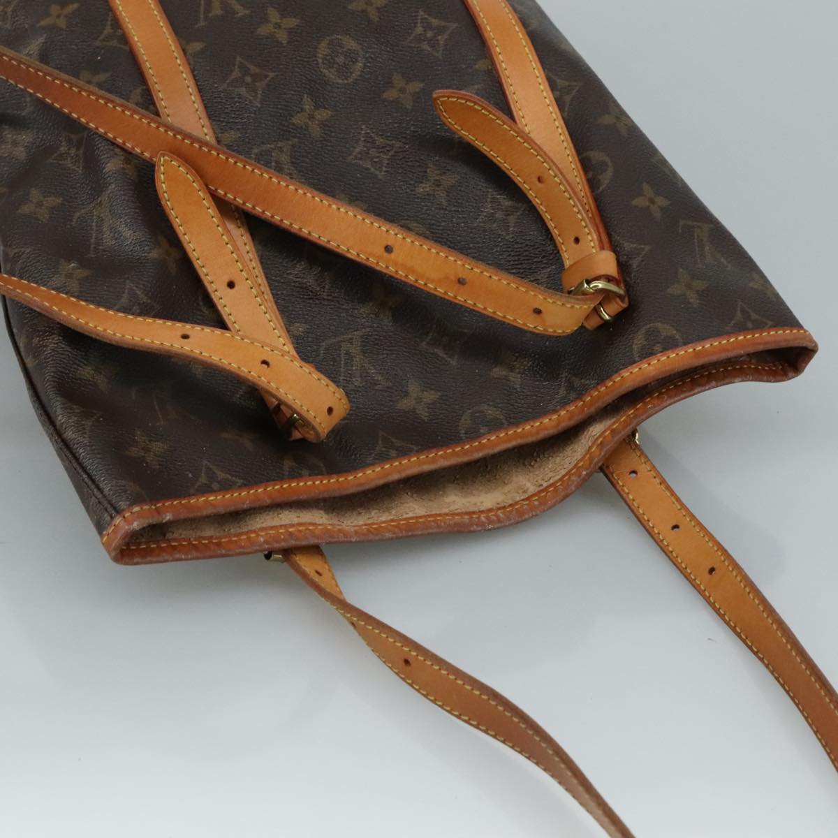 LOUIS VUITTON Monogram Bucket GM Shoulder Bag M42236 LV Auth th5568