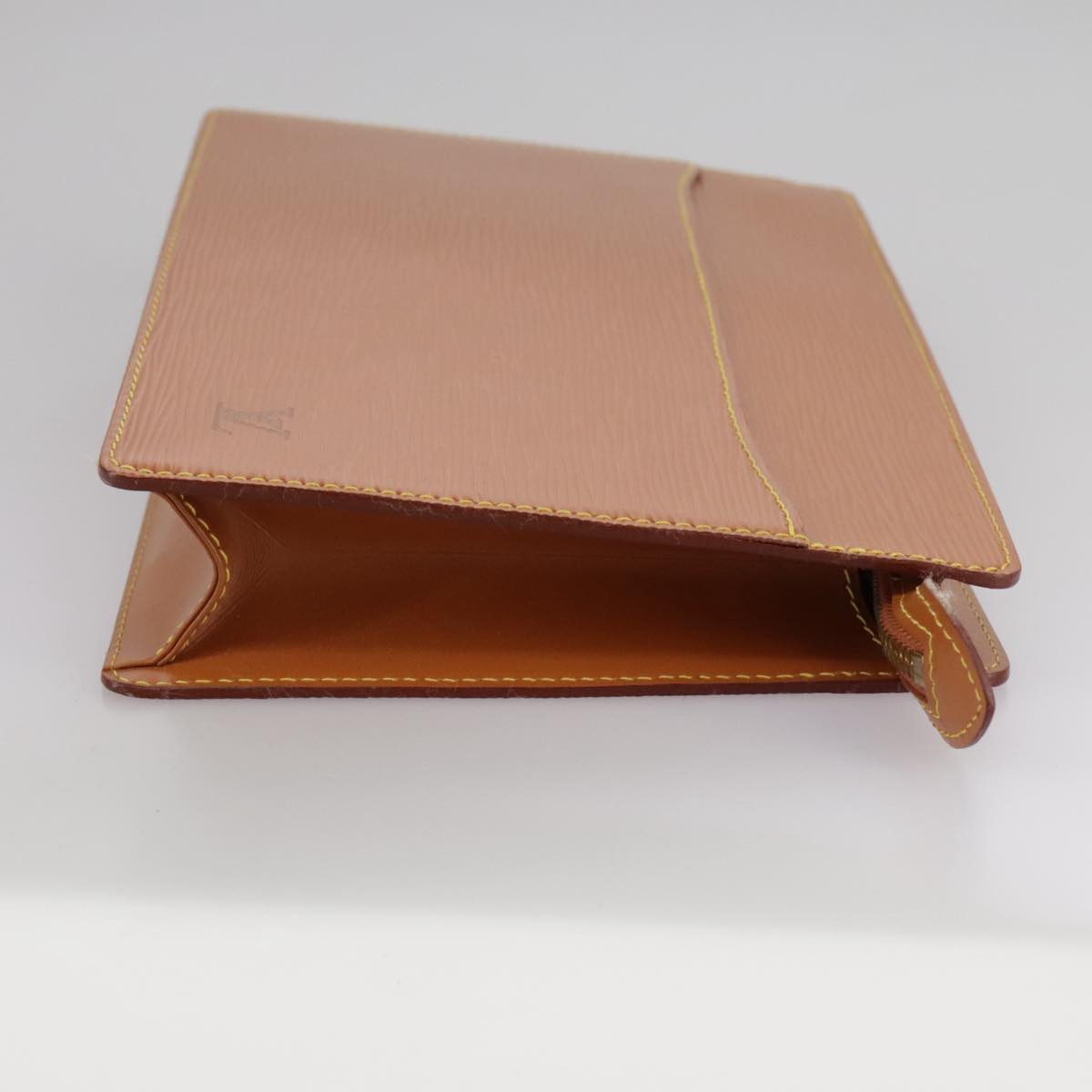 LOUIS VUITTON Epi Pochette Homme Clutch Bag Zipangu Gold M52528 LV Auth th5570