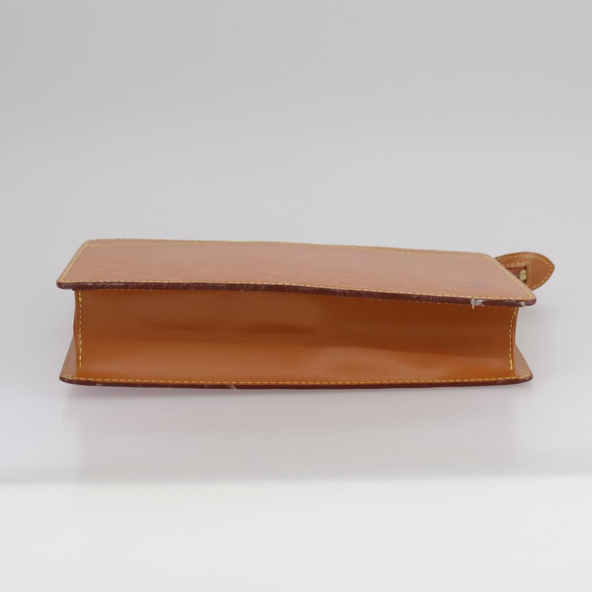 LOUIS VUITTON Epi Pochette Homme Clutch Bag Zipangu Gold M52528 LV Auth th5570