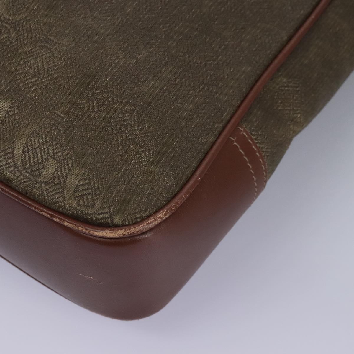 GUCCI Tote Bag Canvas Khaki 002 39 0149 Auth th5601