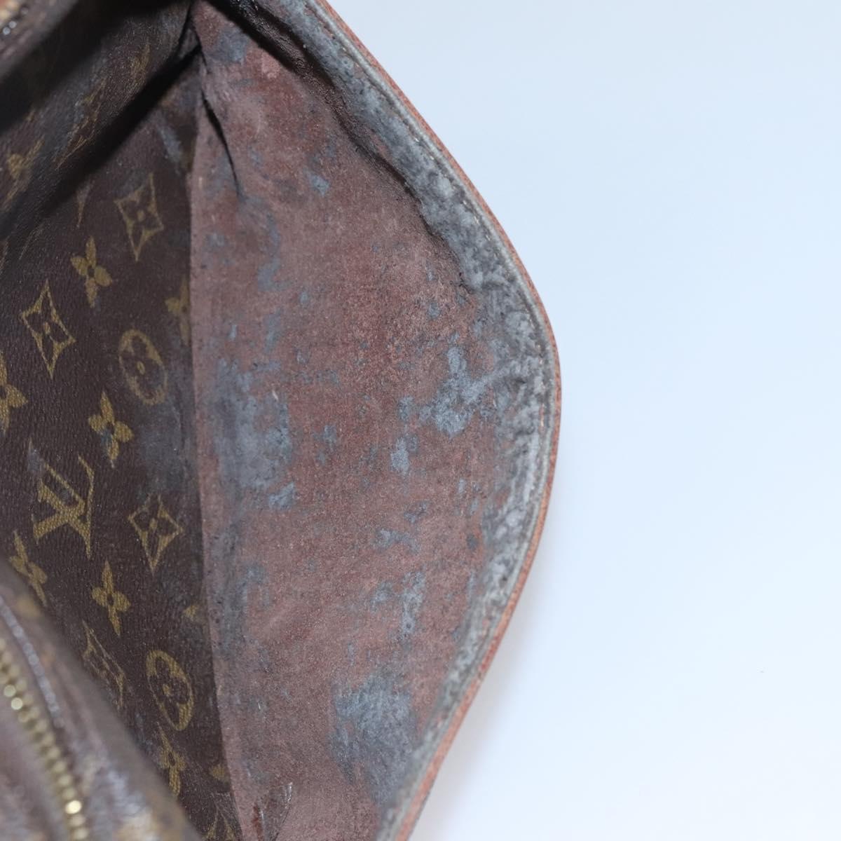 LOUIS VUITTON Monogram Compiegne 28 Clutch Bag M51845 LV Auth th5613