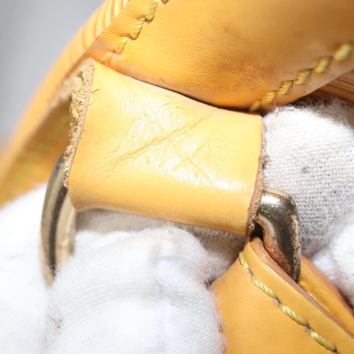 LOUIS VUITTON Epi Petit Noe Shoulder Bag Yellow M44109 LV Auth th5672