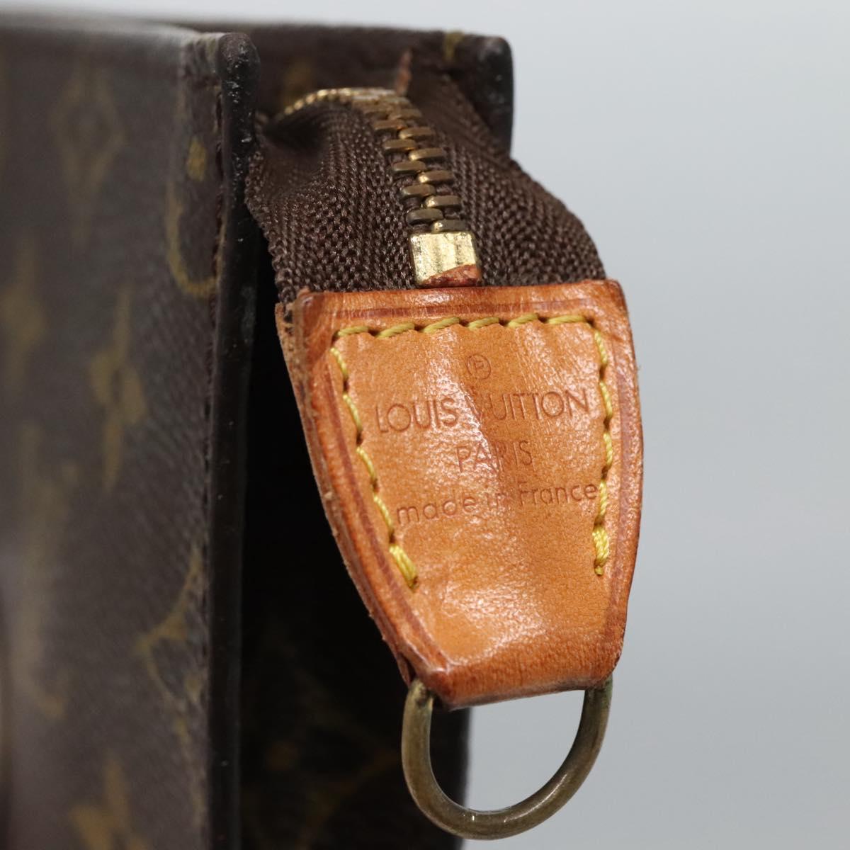 LOUIS VUITTON Monogram Bucket PM Accessory Pouch LV Auth th5688