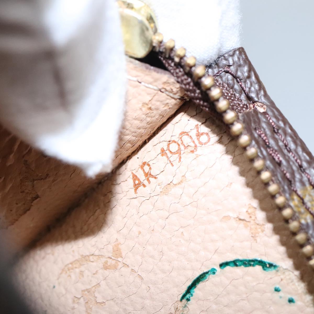 LOUIS VUITTON Monogram Bucket PM Accessory Pouch LV Auth th5688