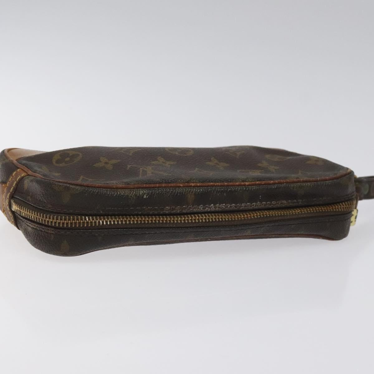 LOUIS VUITTON Monogram Marly Dragonne PM Clutch Bag M51827 LV Auth th5701