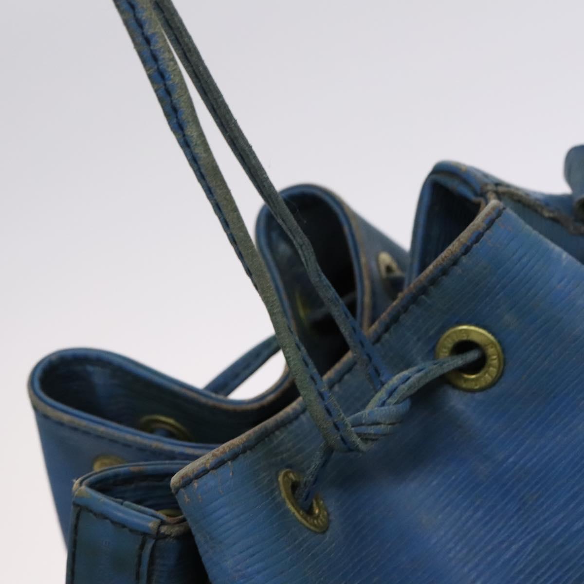 LOUIS VUITTON Epi Noe Shoulder Bag Toledo Blue M44005 LV Auth th5714