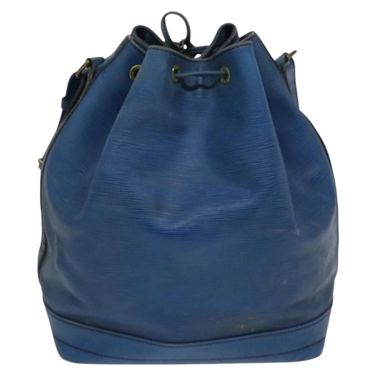 LOUIS VUITTON Epi Noe Shoulder Bag Toledo Blue M44005 LV Auth th5714