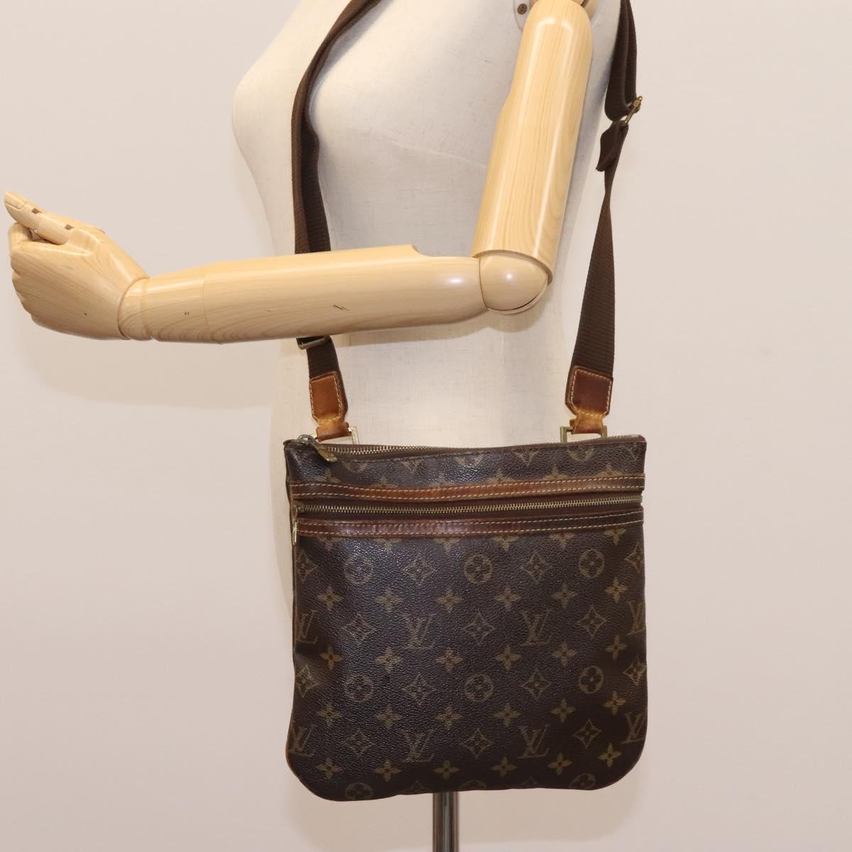 LOUIS VUITTON Monogram Pochette Bosphore Shoulder Bag M40044 LV Auth th5722