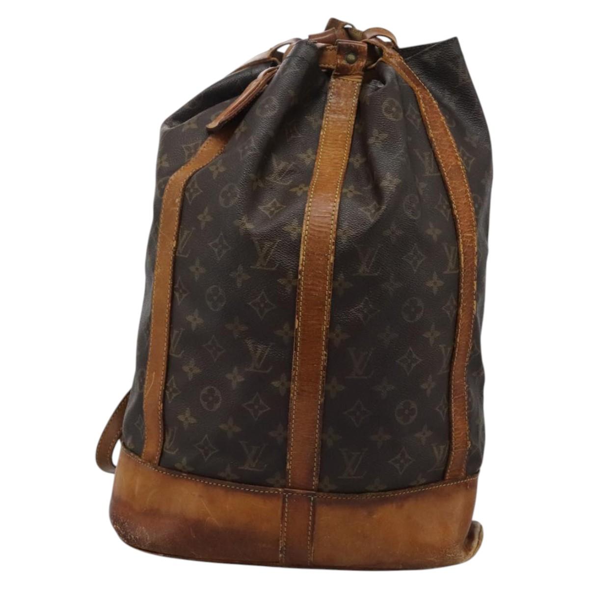 LOUIS VUITTON Monogram Randonnee GM Shoulder Bag M42244 LV Auth th5726