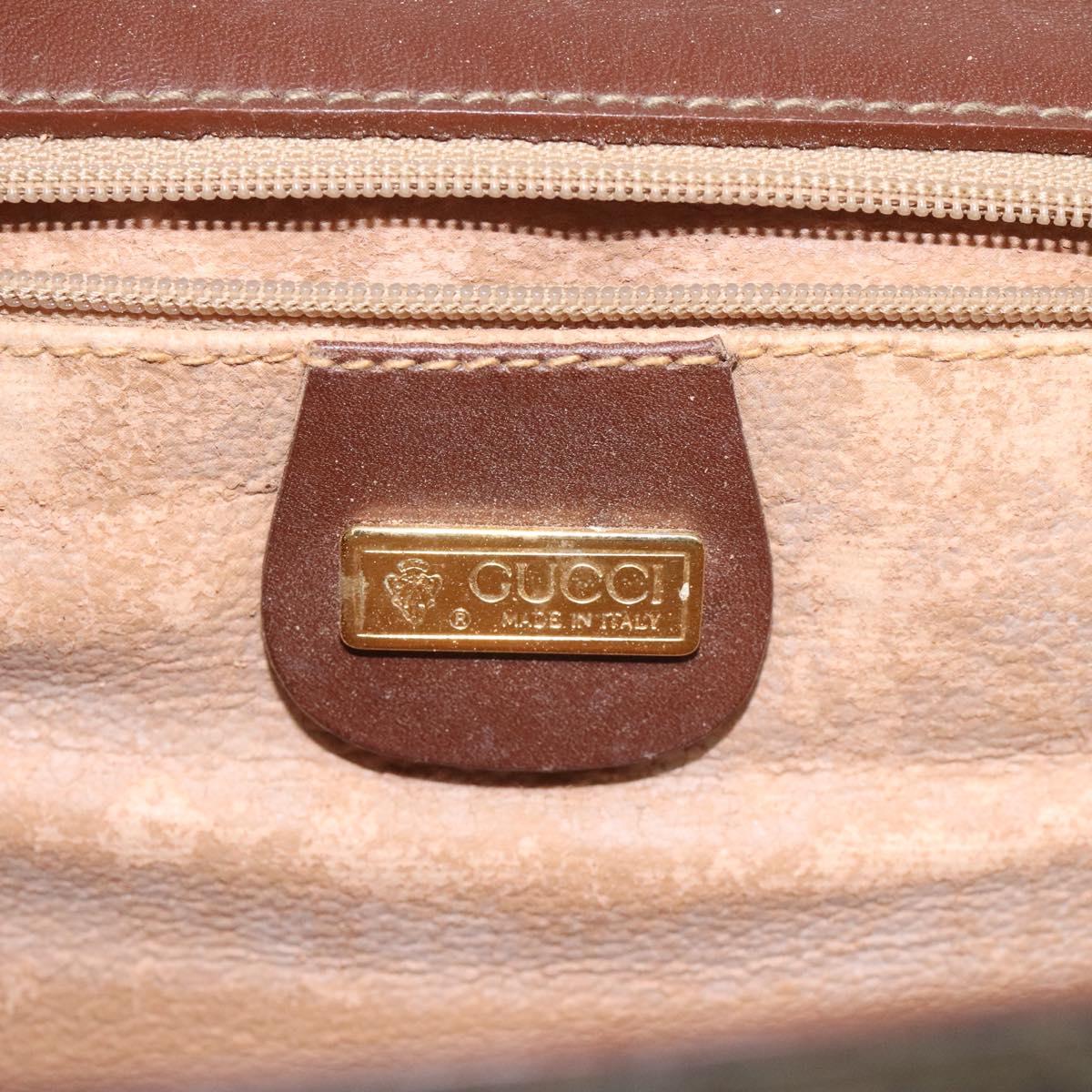GUCCI Shoulder Bag Canvas Khaki 004 084 0289 Auth th5746