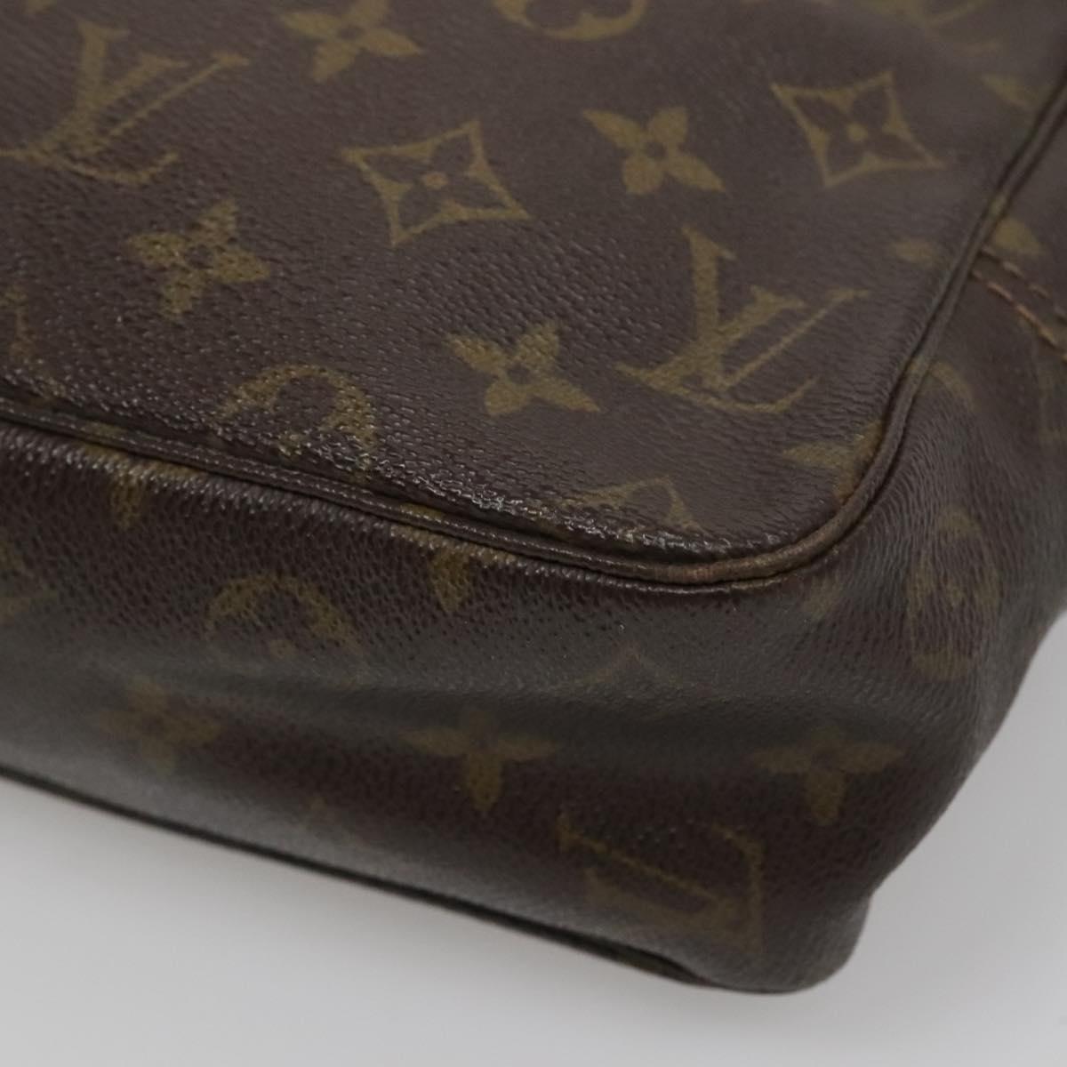 LOUIS VUITTON Monogram Trousse Toilette 28 Clutch Bag M47522 LV Auth th5765