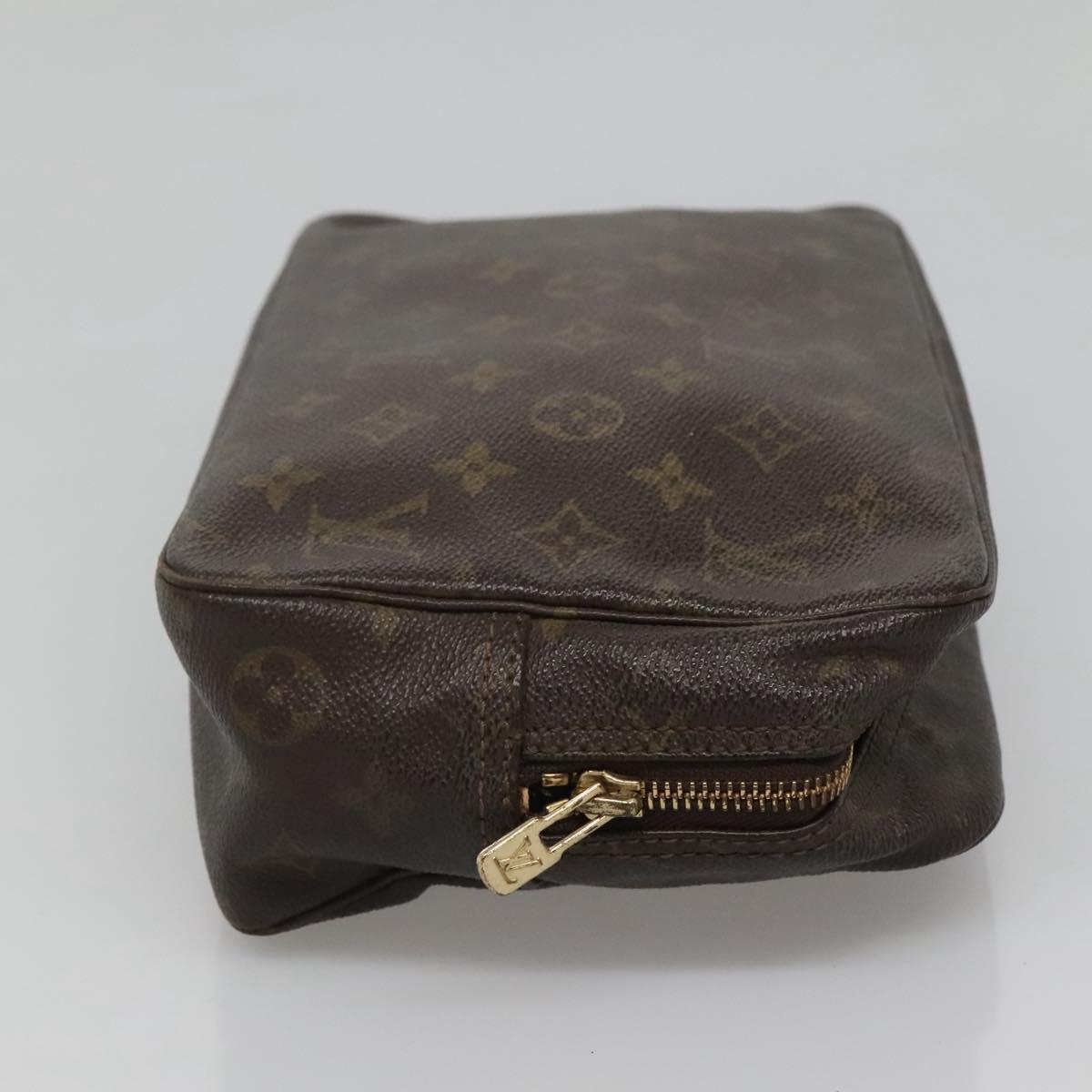 LOUIS VUITTON Monogram Trousse Toilette 28 Clutch Bag M47522 LV Auth th5765
