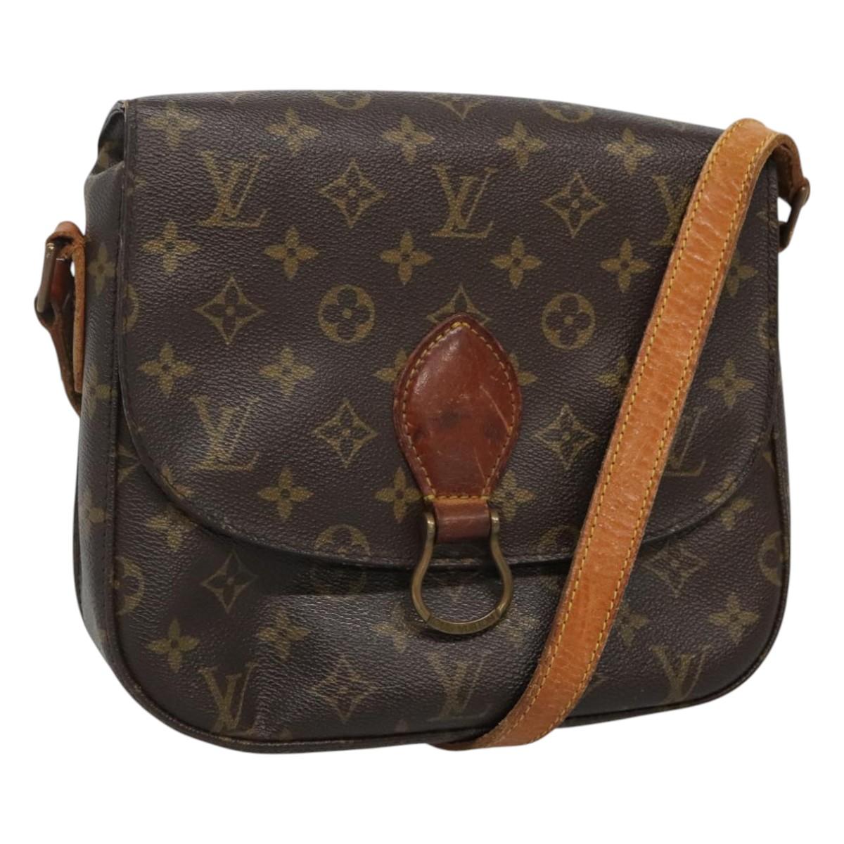 LOUIS VUITTON Monogram Monogram Saint Cloud GM Shoulder Bag M51242 Auth th5784