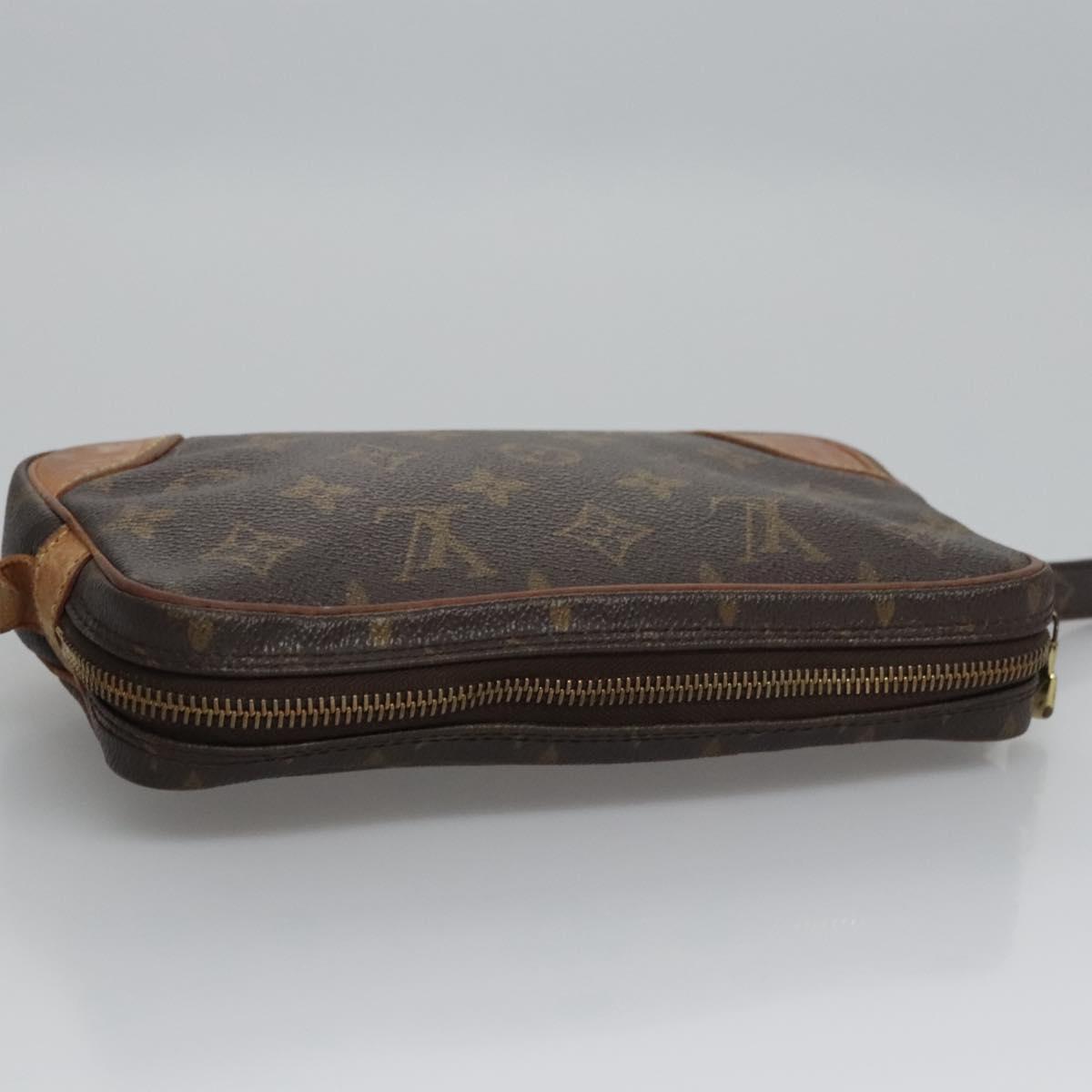 LOUIS VUITTON Monogram Marly Dragonne PM Clutch Bag M51827 LV Auth th5786