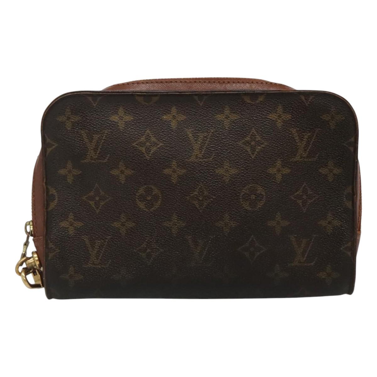 LOUIS VUITTON Monogram Orsay Clutch Bag M51790 LV Auth th5788