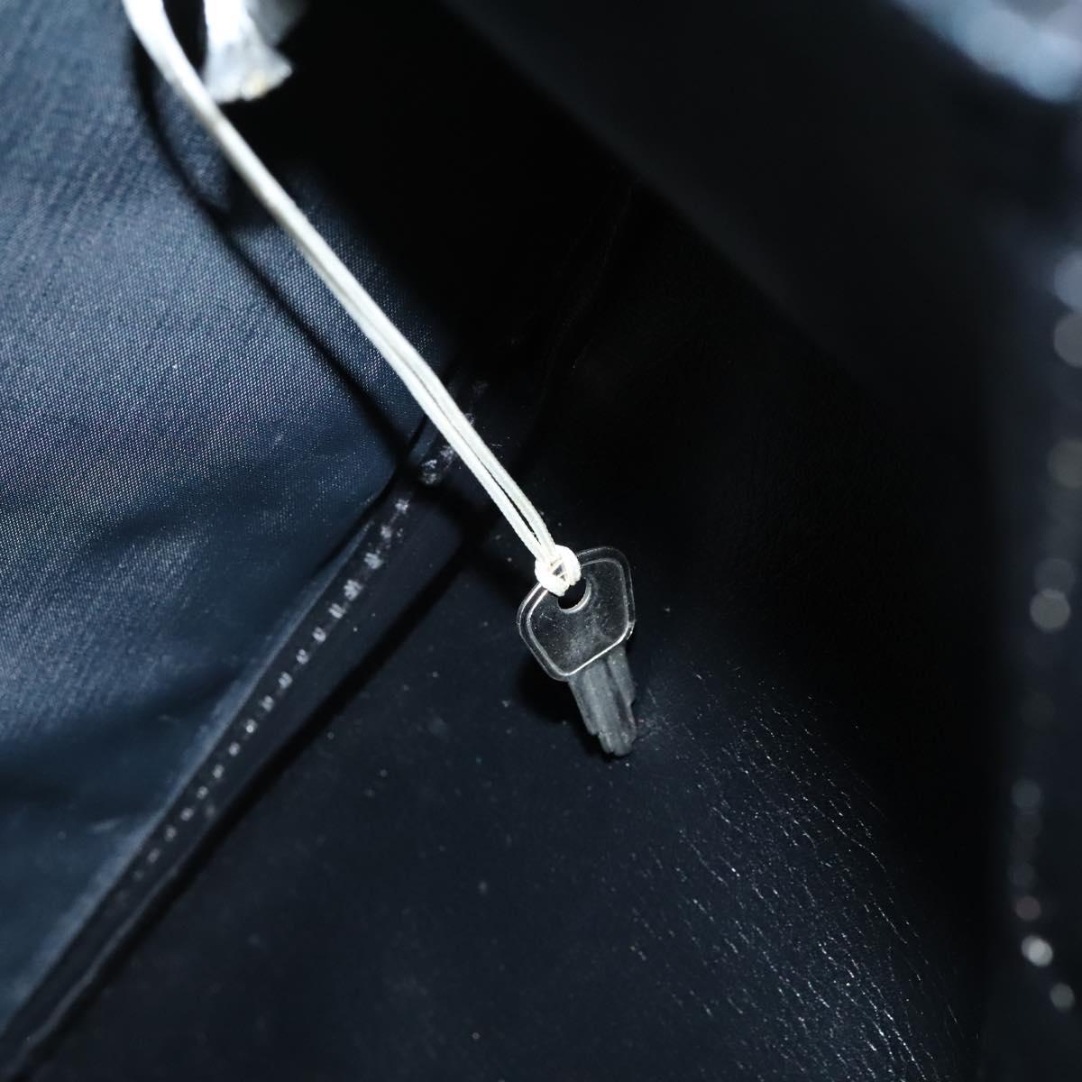 Burberrys Nova Check Boston Bag Canvas Beige Gold Auth th5794