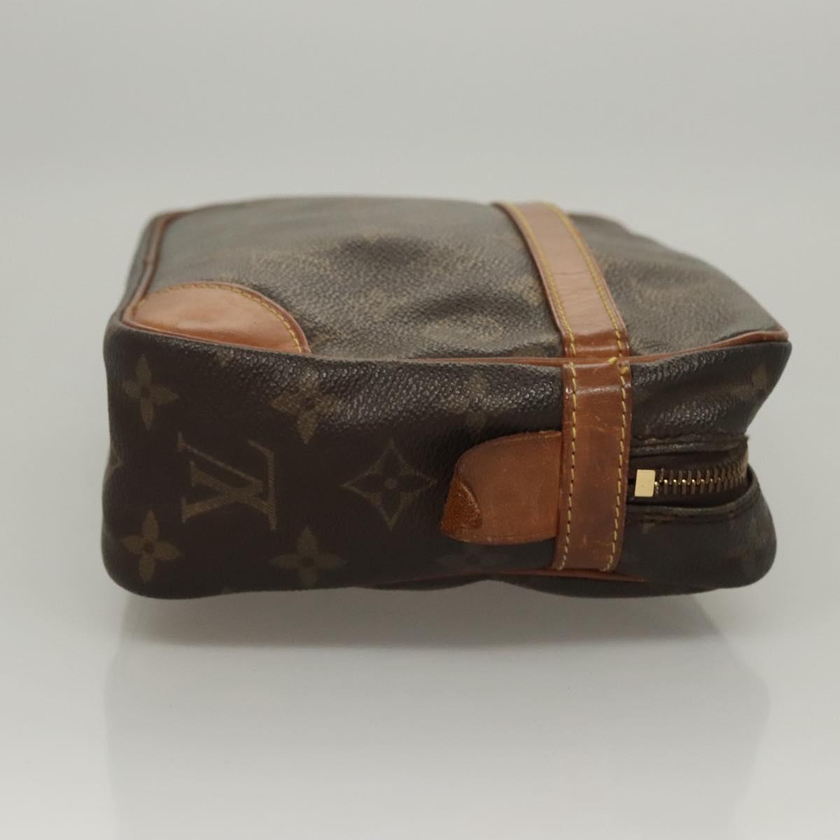 LOUIS VUITTON Monogram Compiegne 28 Clutch Bag M51845 LV Auth th5799