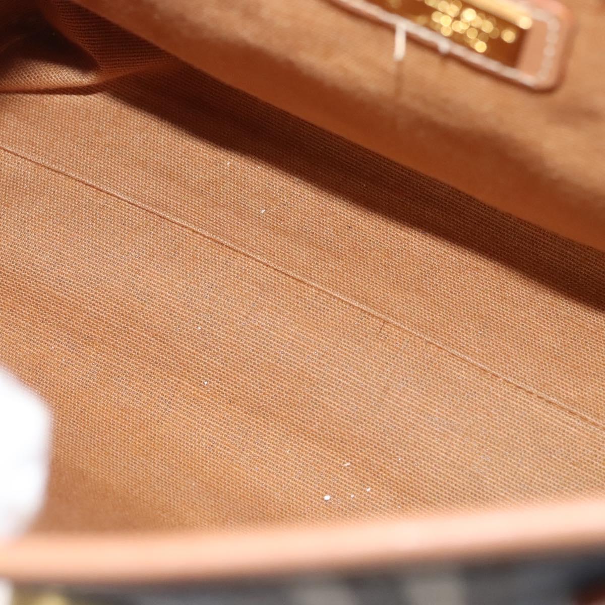 Burberrys Nova Check Hand Bag PVC Leather 2way Blue Auth th5802