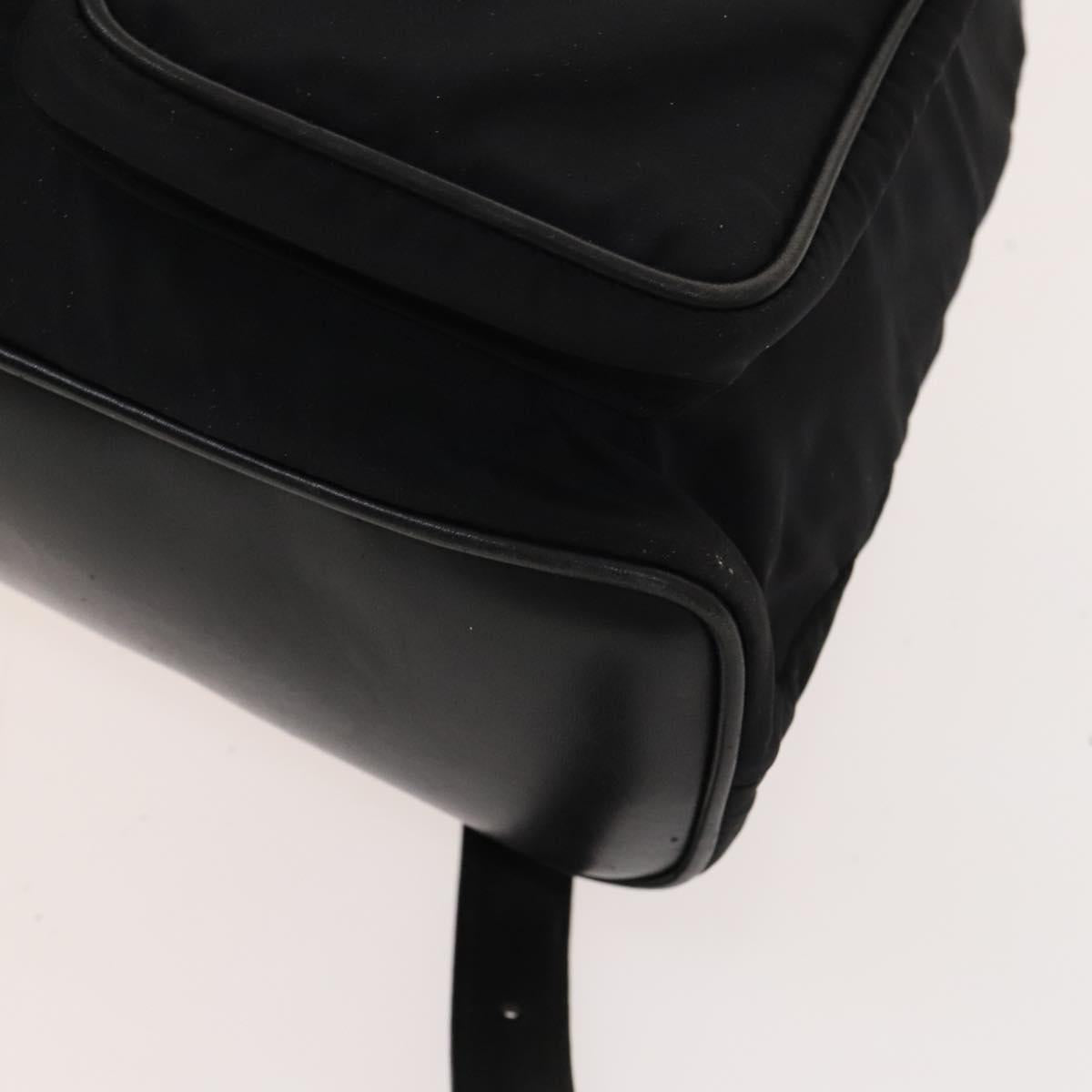 GUCCI Bamboo Backpack Leather Black Auth th5812