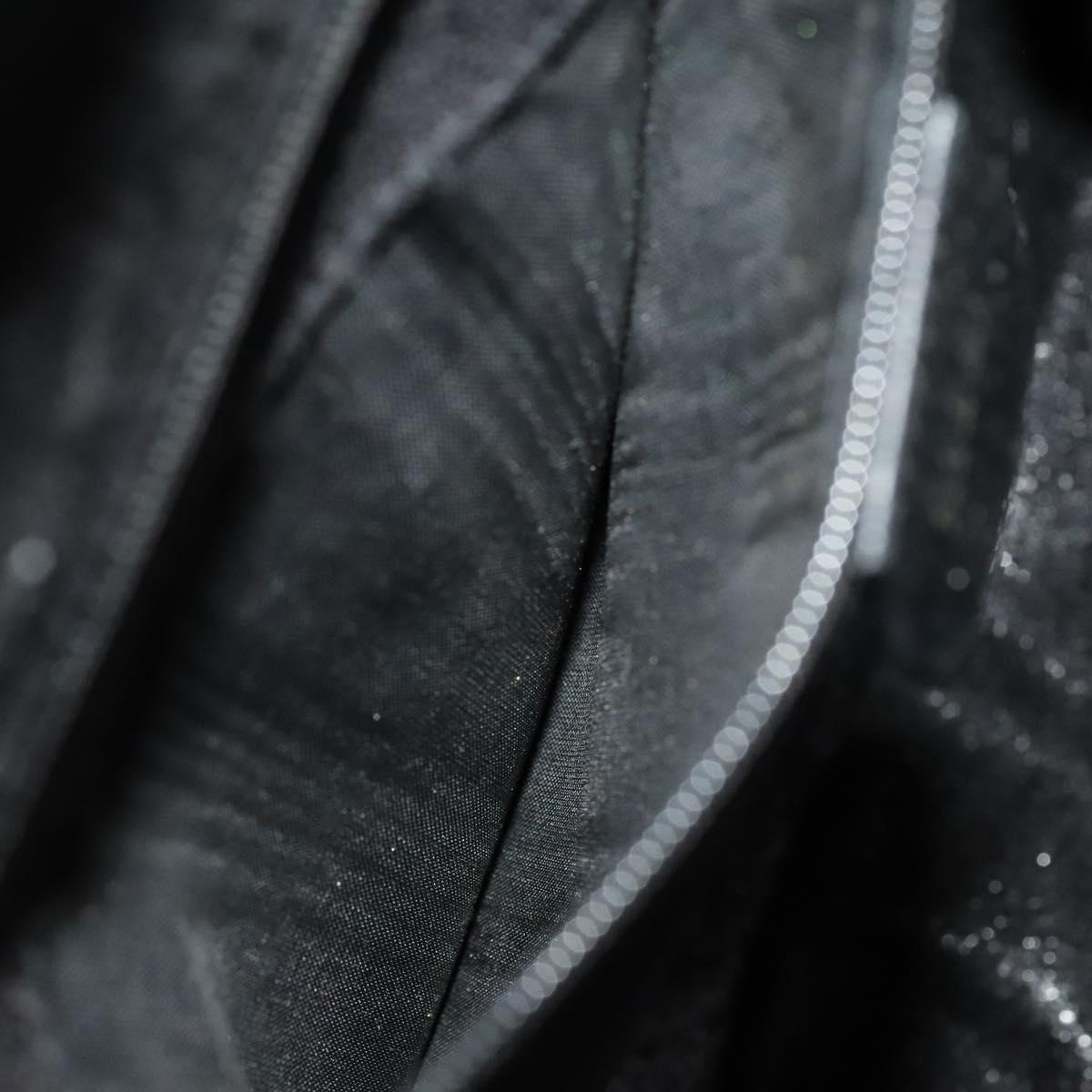 GUCCI Bamboo Backpack Leather Black Auth th5812