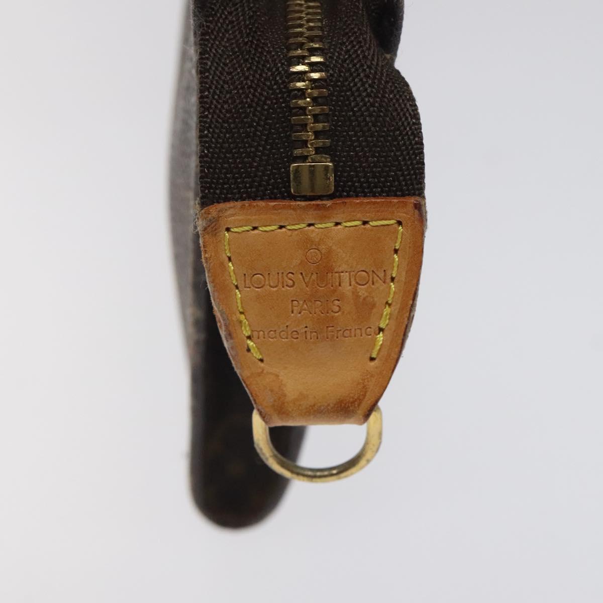 LOUIS VUITTON Monogram Bucket PM Accessory Pouch LV Auth th5816