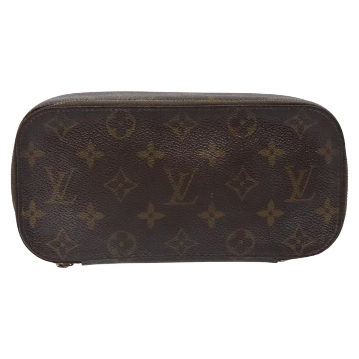 LOUIS VUITTON Monogram Trousse Brush MG Cosmetic Pouch M47505 LV Auth th5818