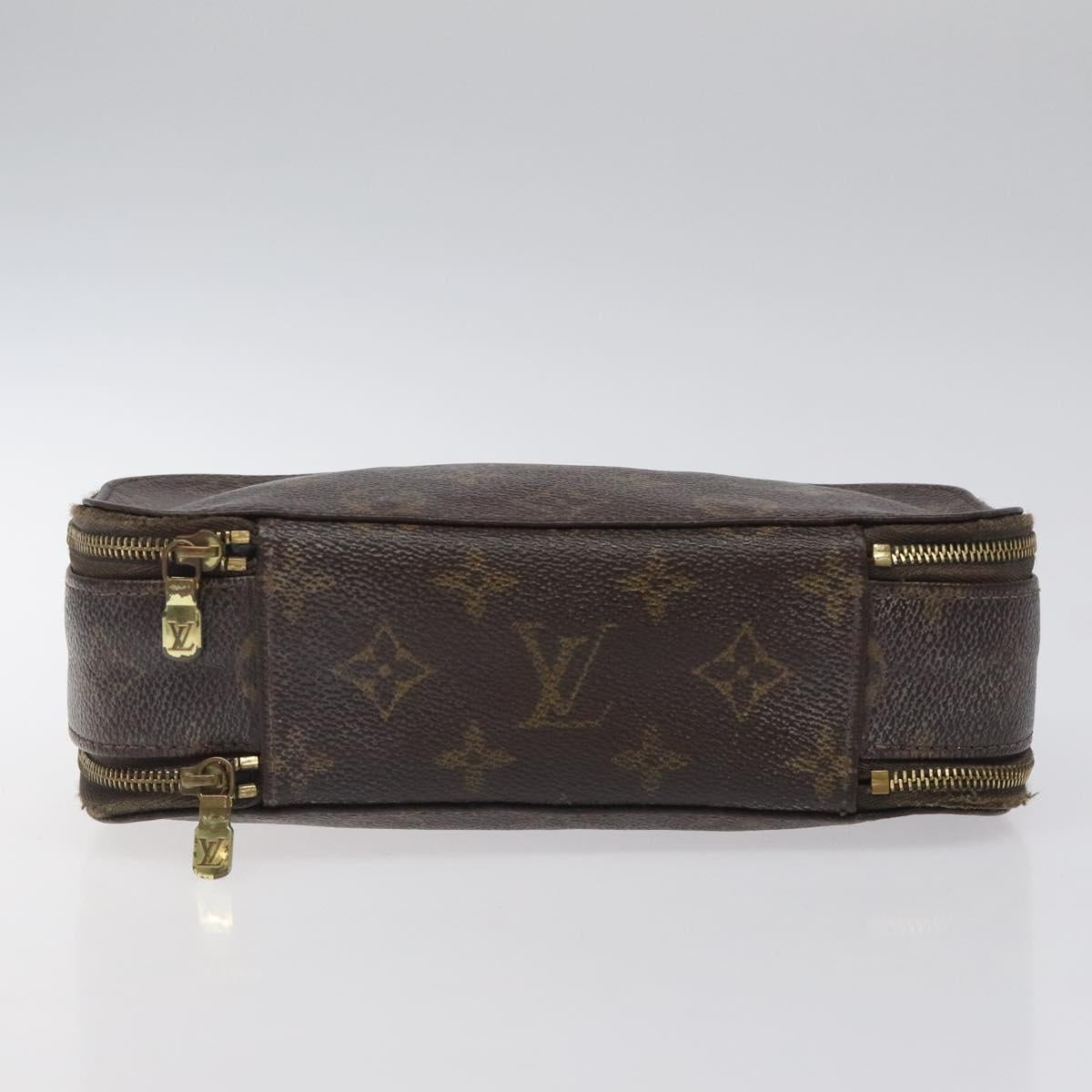 LOUIS VUITTON Monogram Trousse Brush MG Cosmetic Pouch M47505 LV Auth th5818
