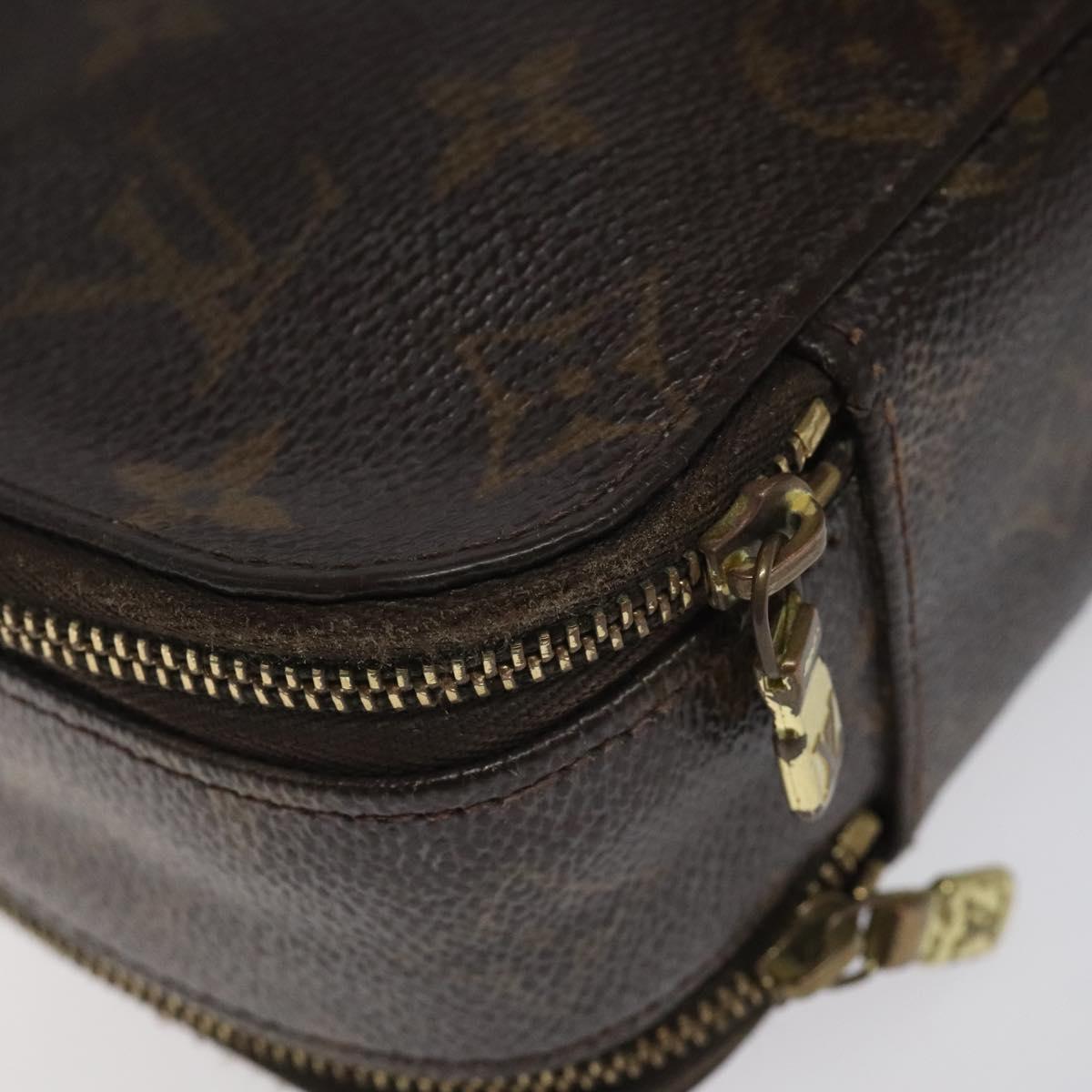 LOUIS VUITTON Monogram Trousse Brush MG Cosmetic Pouch M47505 LV Auth th5818