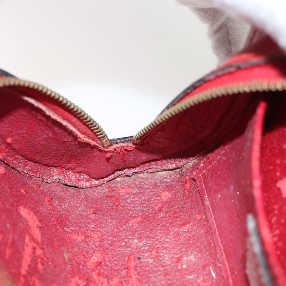 LOUIS VUITTON Epi Dauphine PM Pouch Castilian Red M48447 LV Auth th5819