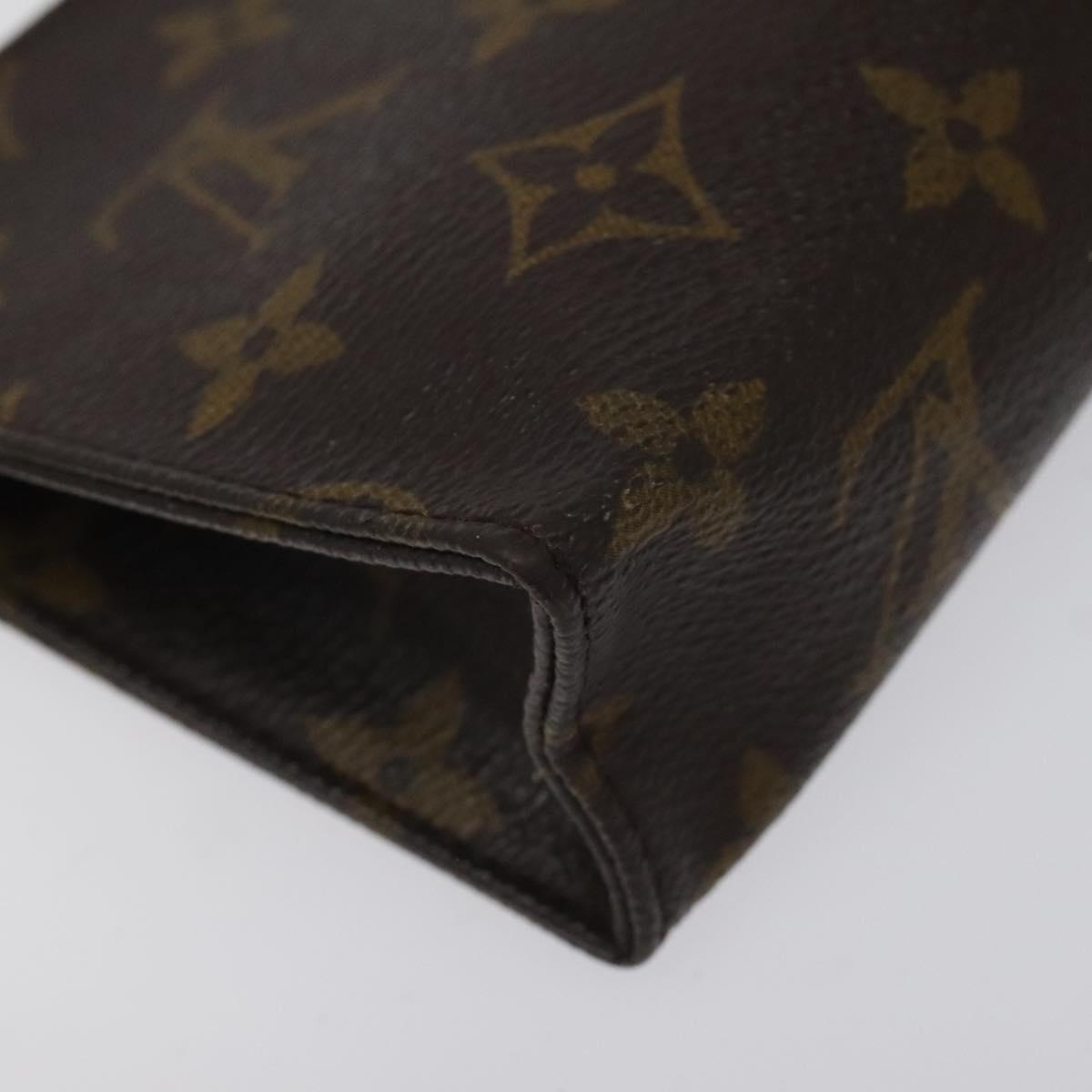 LOUIS VUITTON Monogram Poche Toilette 15 Pouch M47546 LV Auth th5824