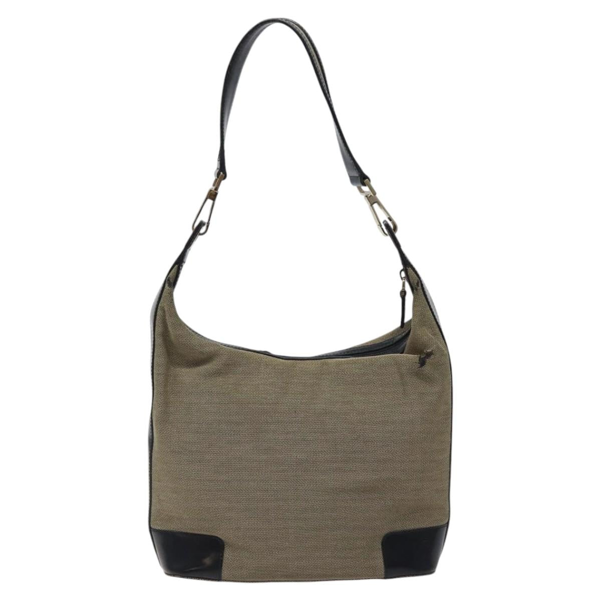 GUCCI Shoulder Bag Canvas Beige 001 4204 Auth th5827