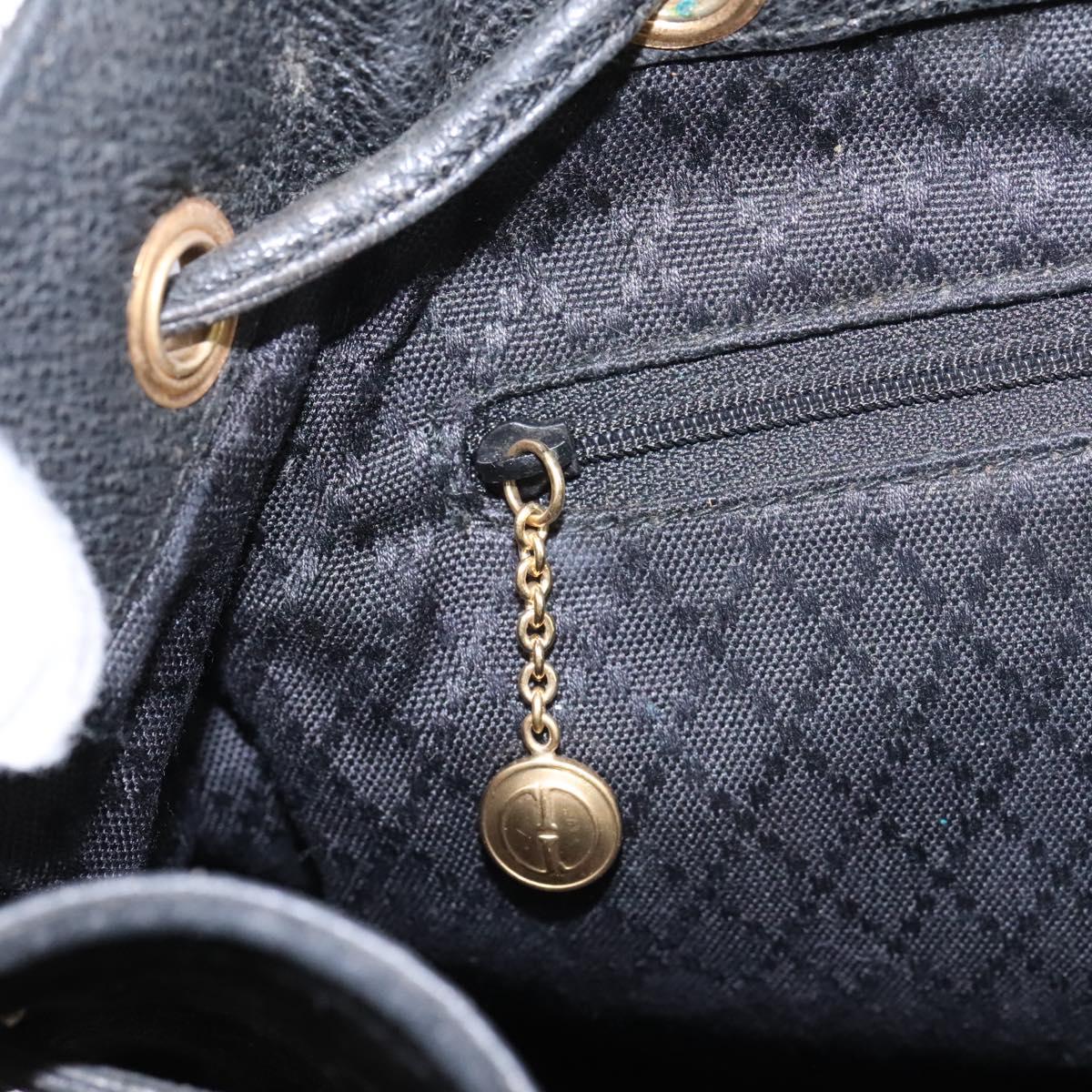GUCCI Bamboo Backpack Suede Black Gold 003 2058 0016 Auth th5828