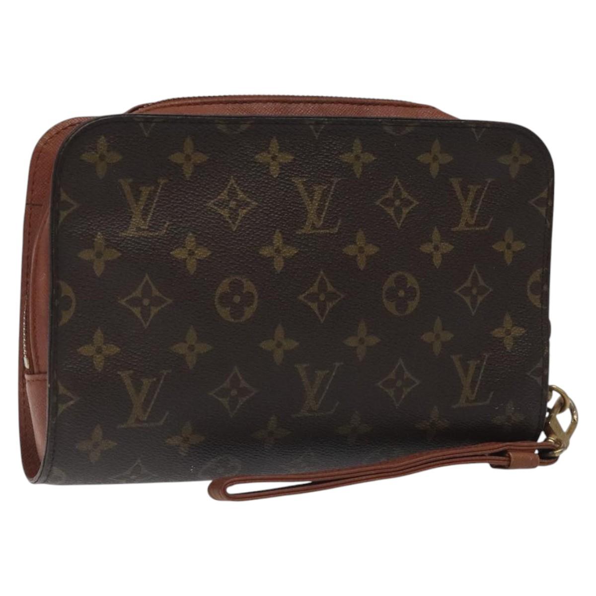 LOUIS VUITTON Monogram Orsay Clutch Bag M51790 LV Auth th5833