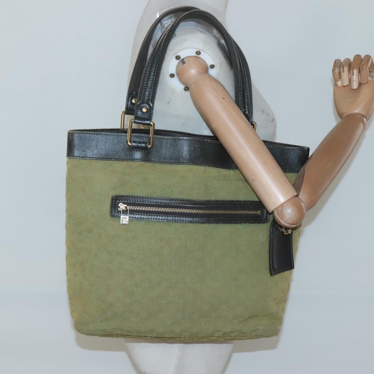 LOUIS VUITTON Monogram Mini Lucille GM Tote Bag TST Khaki M92681 LV Auth th5875